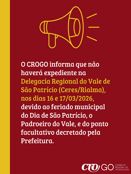 Delegacia de Ceres Rialma fechada dias 16 e 17.03.2026 - 450 x 600