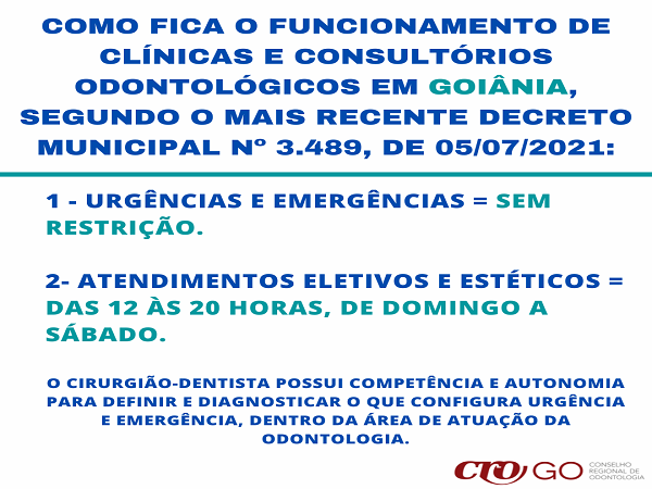 Atendimentos odontológicos baseados no Decreto nº 3.489 e 3.237 - 600 x 450