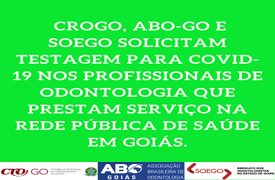 CROGO ABO-GO e SOEGO testagem  COVID-19 - 398 x 260