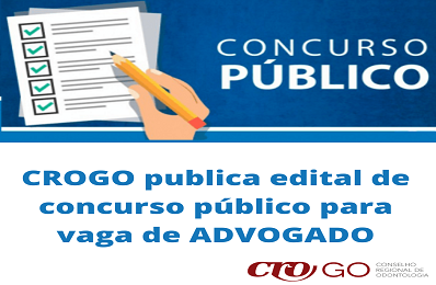 CROGO anuncia concurso público para advogado - 398 x 260