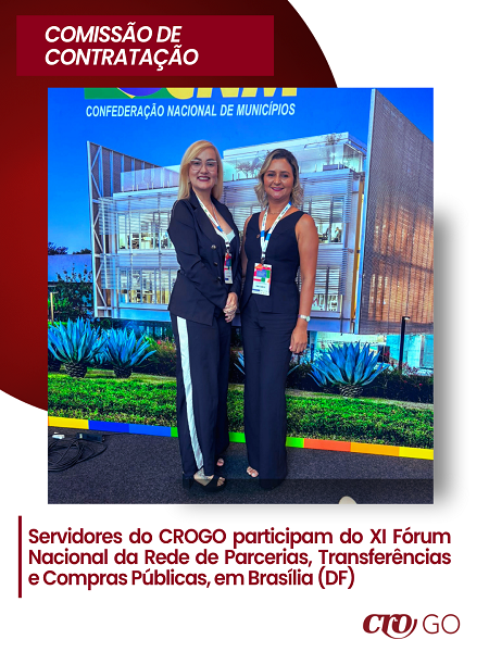 CROGO no XI Fórum Nacional da Rede de Parcerias Transferências e Compras Públicas - 450 x 600