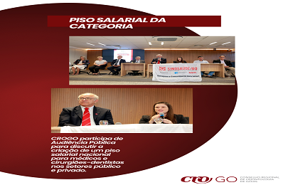 CROGO participa de AP do Piso Salarial dos CDs e Médicos - 398 x 260