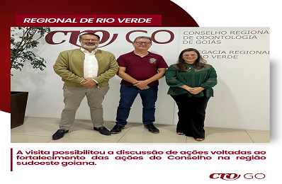 CROGO realiza visita institucional à Delegacia Regional de Rio Verde - 398 x 260