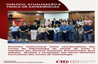 Cobertura Palestra Desafios e conquistas das Novas Diretrizes Curriculares dos Cursos de Odontologia - 398 x 260