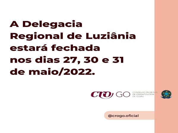 Delegacia Luziânia fechada em 27 30 e 31 de maio - 600 x 450