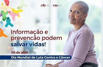 Dia Mundial de Luta contra o Câncer - 8 de abril - 398 x 260