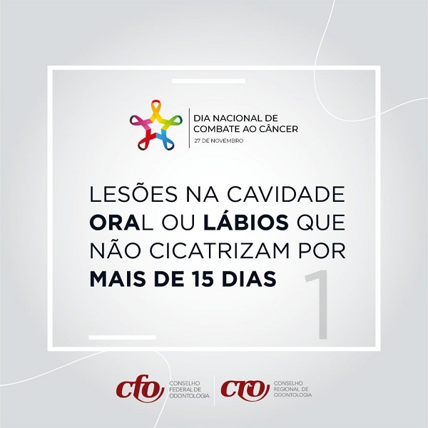 Dia Nacional Combate Câncer Bucal 1