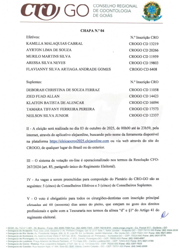 Edital CROGO 0018-2025 - Pag. 3