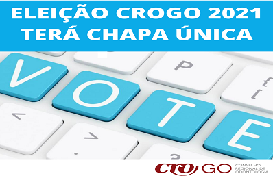 Eleição 2021 terá chapa única - 398 x 260