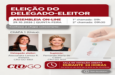 Eleição do Delegado-Eleitor e seu Suplente - 398 x 260