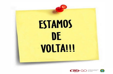 Estamos de volta - 398 x 260