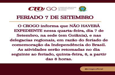 Feriado 7 de Setembro - 2022 - 398 x 260