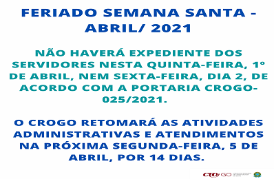 Feriado Semana Santa 2021 - 398 x 260