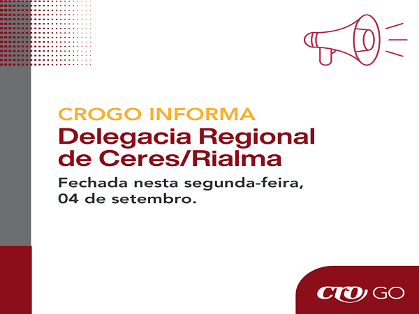 Feriado municipal em Ceres dia 04.09.2023 - 600 x 450