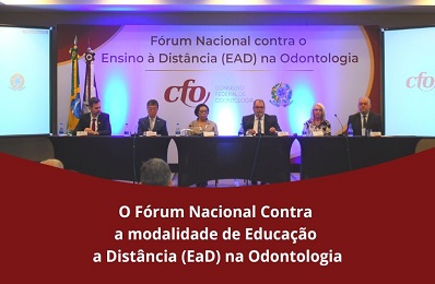Fórum Nacional contra o EAD na Odontologia - 398 x 260