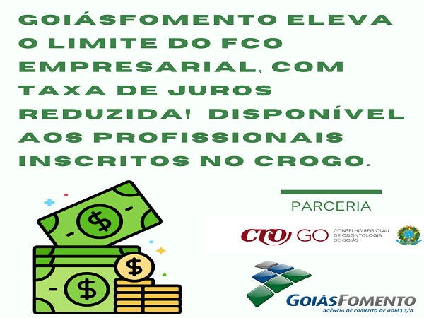 GoiásFomento eleva o limite do FCO Empresarial - 600 x 450