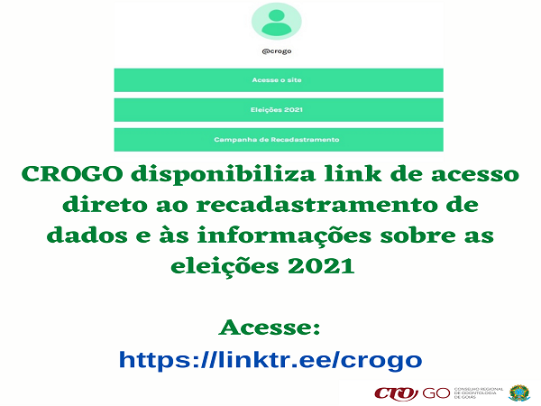 Link direto Eleições e Recadastramento e Site - 600 x 450