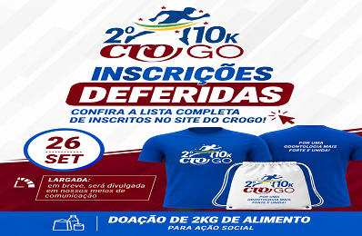 Lista de Inscrições Deferidas - 2ª Corrida do CROGO - 398 x 260