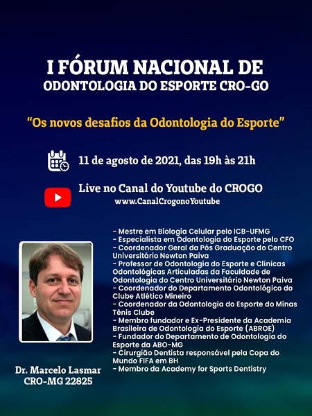 Live Odontologia no Esporte - participante 5