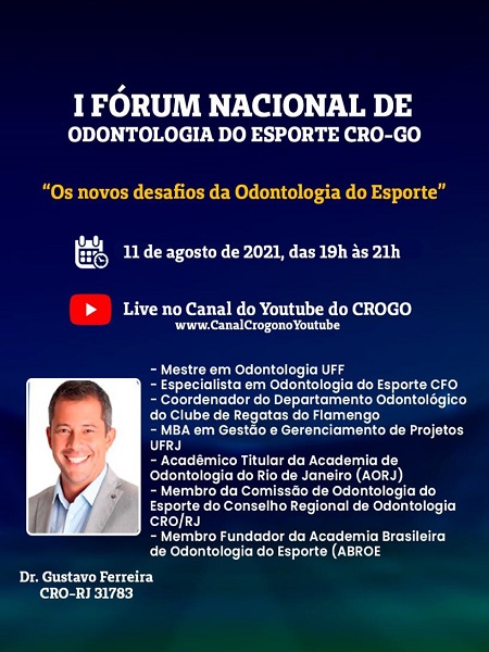 Live Odontologia no Esporte - participante 6