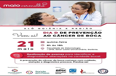 Maio Vermelho 2026 - prevenção ao câncer de boca - 398 x 260