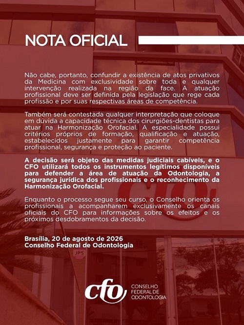 Nota Oficial Decisão HOF - 2