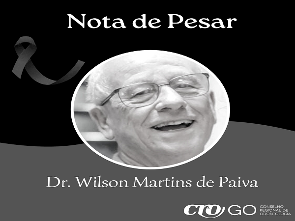 Nota de Pesar - Dr. Wilson Martins de Paiva - 600 x 450