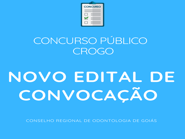 Novo Edital de Convocação Concurso Público 2019 - 600 x 450
