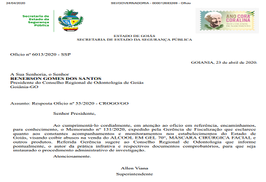 Ofício Procon GO - 398 x 260