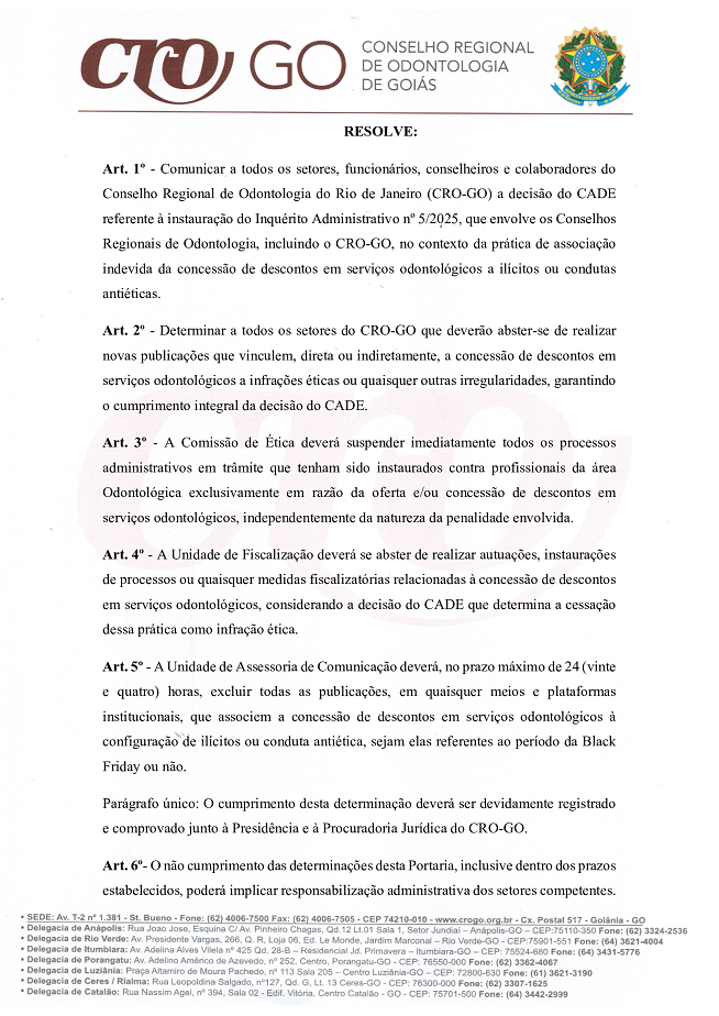 PORTARIA CROGO 012-2025 - CADE - pagina 2