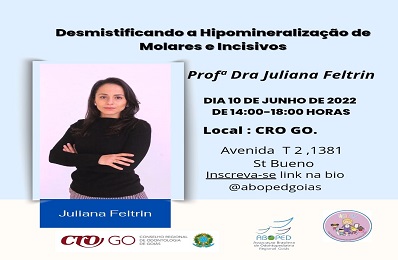 Palestra Desmitificando a hipomineralização de molares e incisivos - 398 x 260