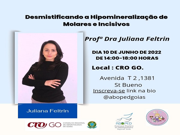 Palestra Desmitificando a hipomineralização de molares e incisivos - 600 x 450