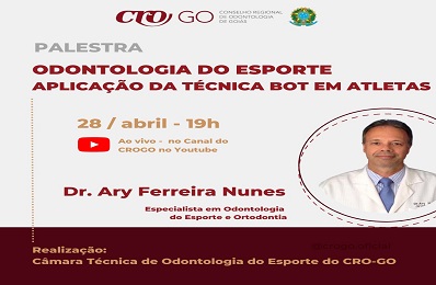 Palestra Odontologia do Esporte 28 de abril - 398 x 260