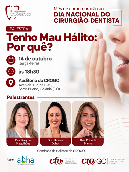 Palestra Tenho Mau Hálito - Por quê - 450 x 600