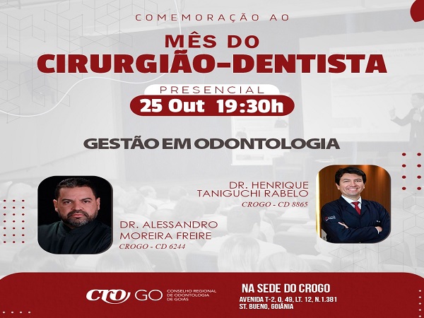 Palestra dia 25.10.2022 Gestão em Odontologia - 600 x 450