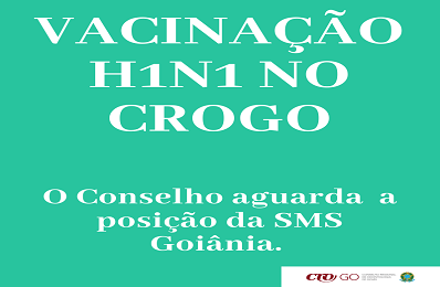 Pedido de vacinacão no  CROGO - 398 x 260