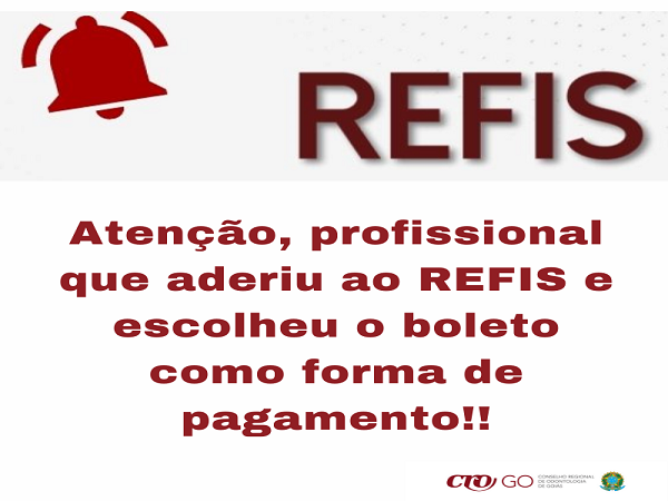 REFIS - atenção para o prazo para quem parcelou no boleto - 600 x 450