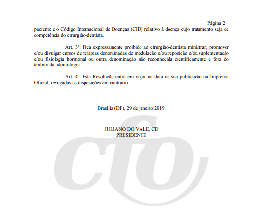 Resolução CFO 199 2