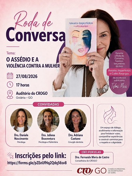 Roda de Conversa - convidadas  inscrições e lançamento do livro - 450 x 600
