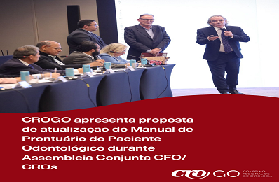 Secretário do CROGO apresenta Manual do Prontuário do Paciente - 398 x 260