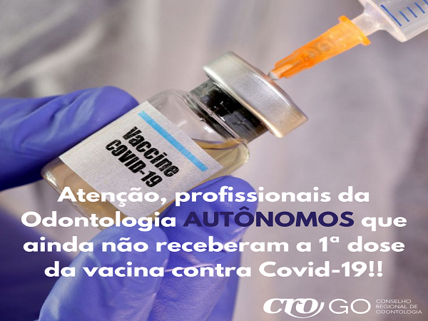 Vacinação Covid-19 para profissionais autônomos - 600 x 450