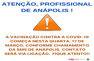  Vacinação contra a Covid-19 para Anápolis  - 398 x 260