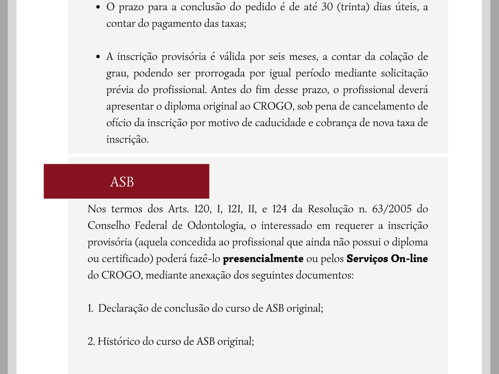 INSCRIÇãO PROVISÓRIA 3