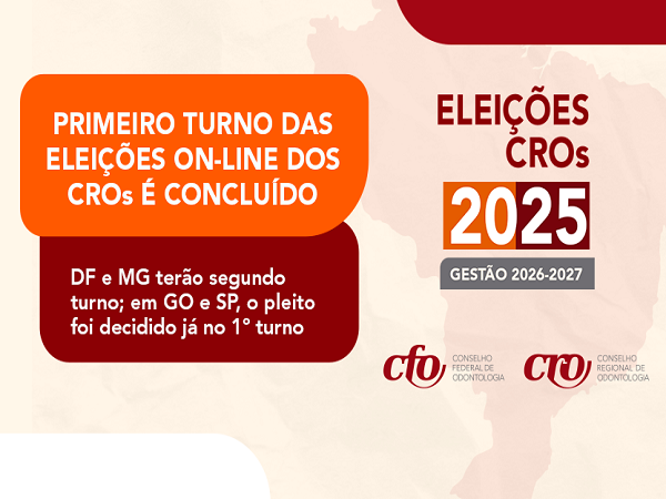 Primeiro Turno Eleições concluído - 600 x 450