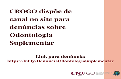 Canal para Denúncias Odontologia Suplementar - 398 x 260