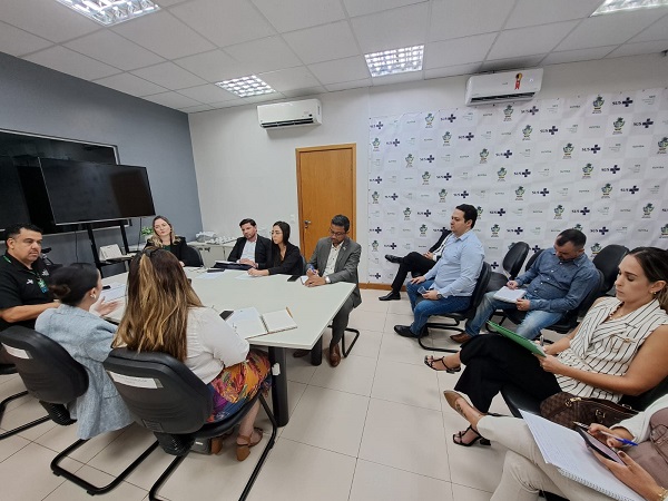 Reunião com Vig. Sanitária - SES 1 -  600 x 450